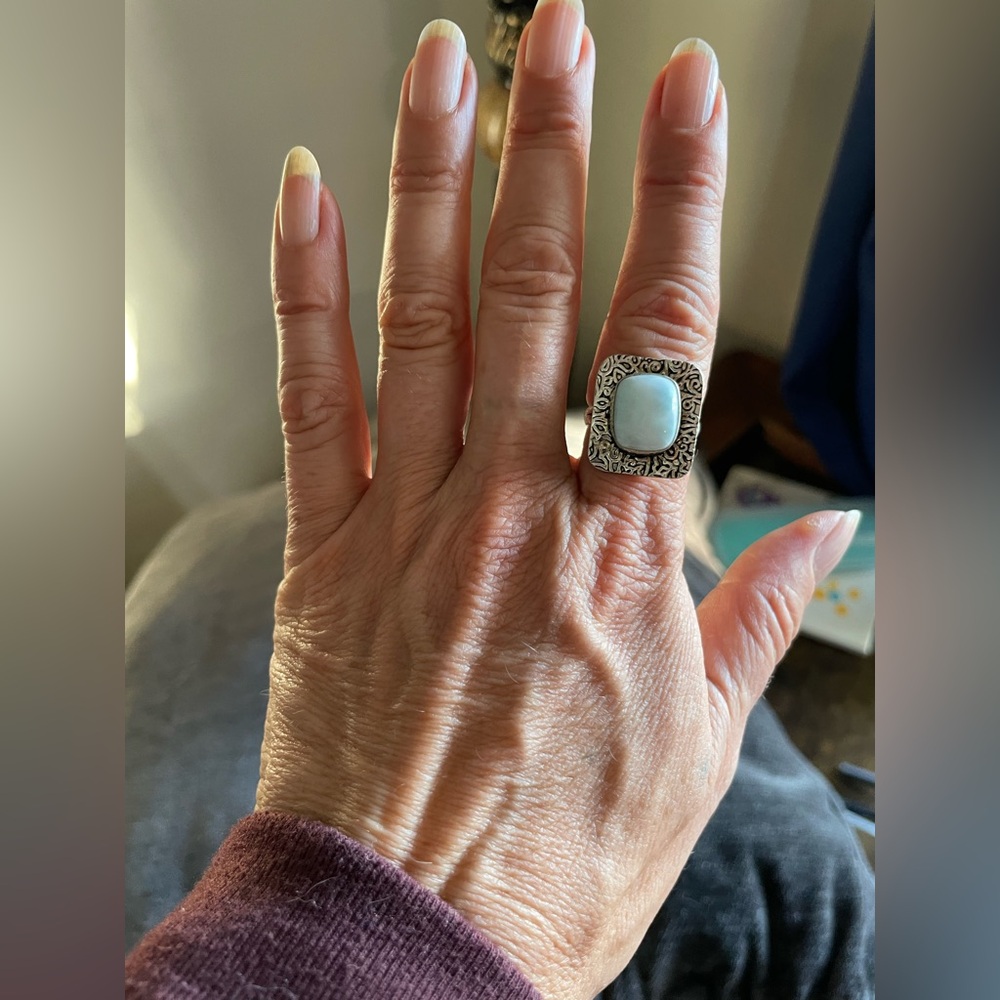 LARIMAR RING - Picture 4 of 6
